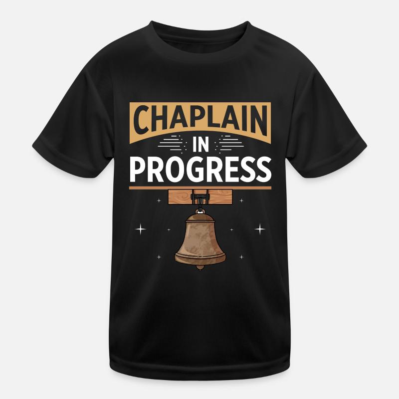 Chaplain Parish Priest Kids Functional T-Shirt