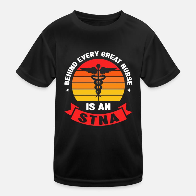 STNA Staatlich geprüfte Pflegeassistentin Kinder Funktions-T-Shirt