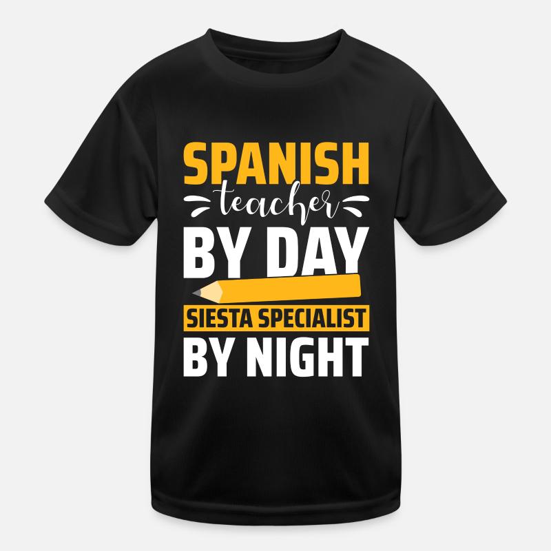 Spanischlehrerin Maestra Bilinguale Lehrerin Kinder Funktions-T-Shirt