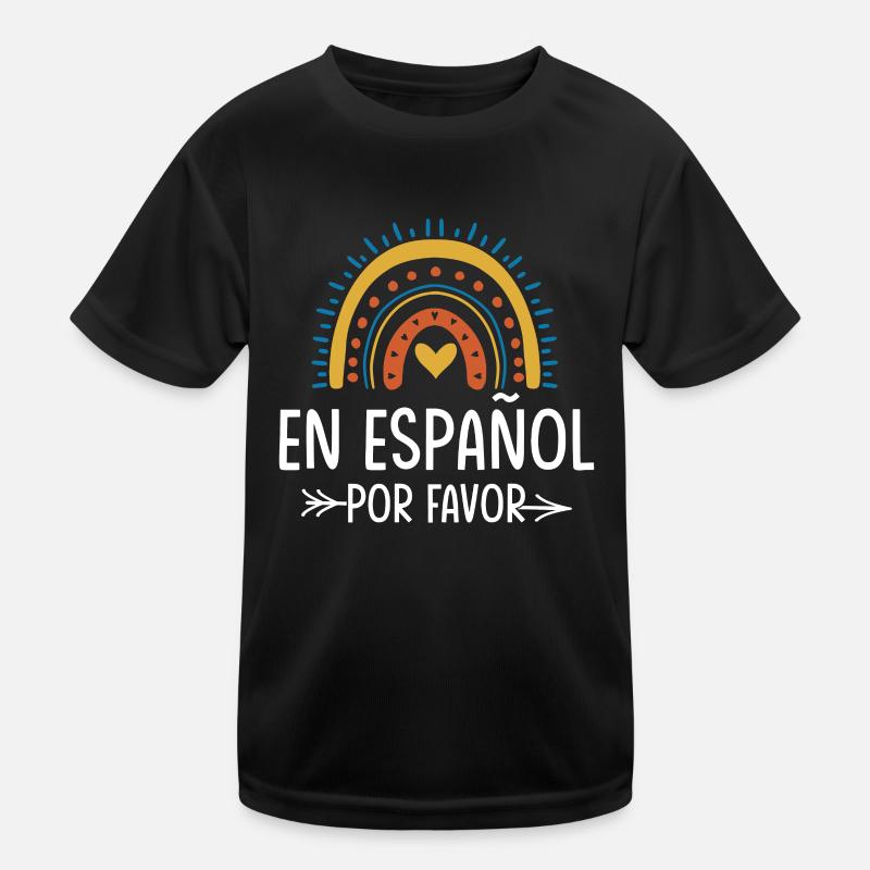 Spanischlehrerin Maestra Bilinguale Lehrerin Kinder Funktions-T-Shirt