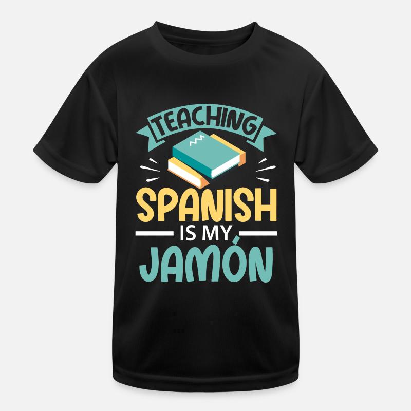 Spanish Teacher Maestra Bilingual Teacher Kids Functional T-Shirt