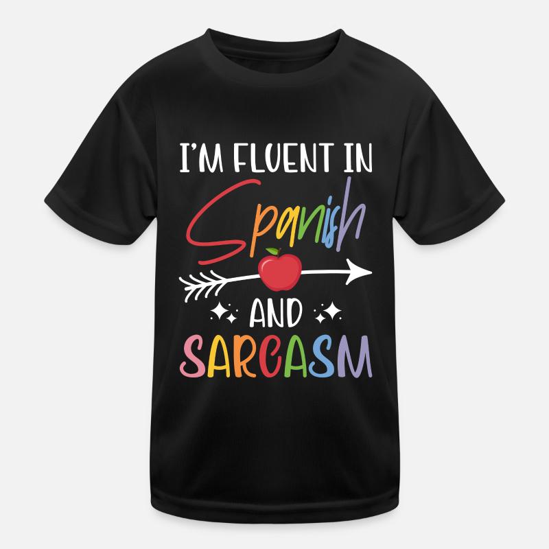 Spanischlehrerin Maestra Bilinguale Lehrerin Kinder Funktions-T-Shirt
