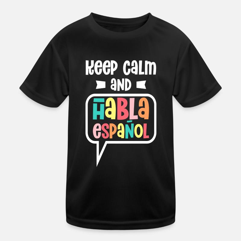 Spanischlehrerin Maestra Bilinguale Lehrerin Kinder Funktions-T-Shirt