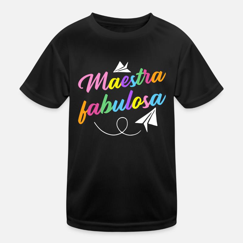 Spanischlehrerin Maestra Bilinguale Lehrerin Kinder Funktions-T-Shirt
