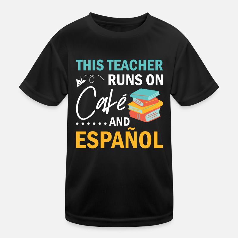 Spanischlehrerin Maestra Bilinguale Lehrerin Kinder Funktions-T-Shirt