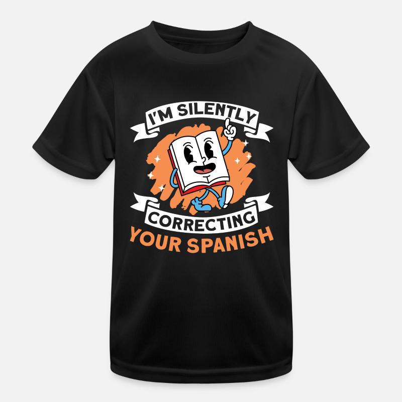 Spanischlehrerin Maestra Bilinguale Lehrerin Kinder Funktions-T-Shirt