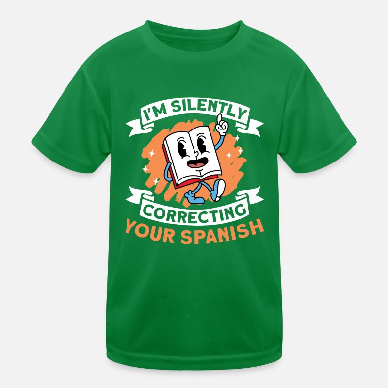 Spanischlehrerin Maestra Bilinguale Lehrerin Kinder Funktions-T-Shirt