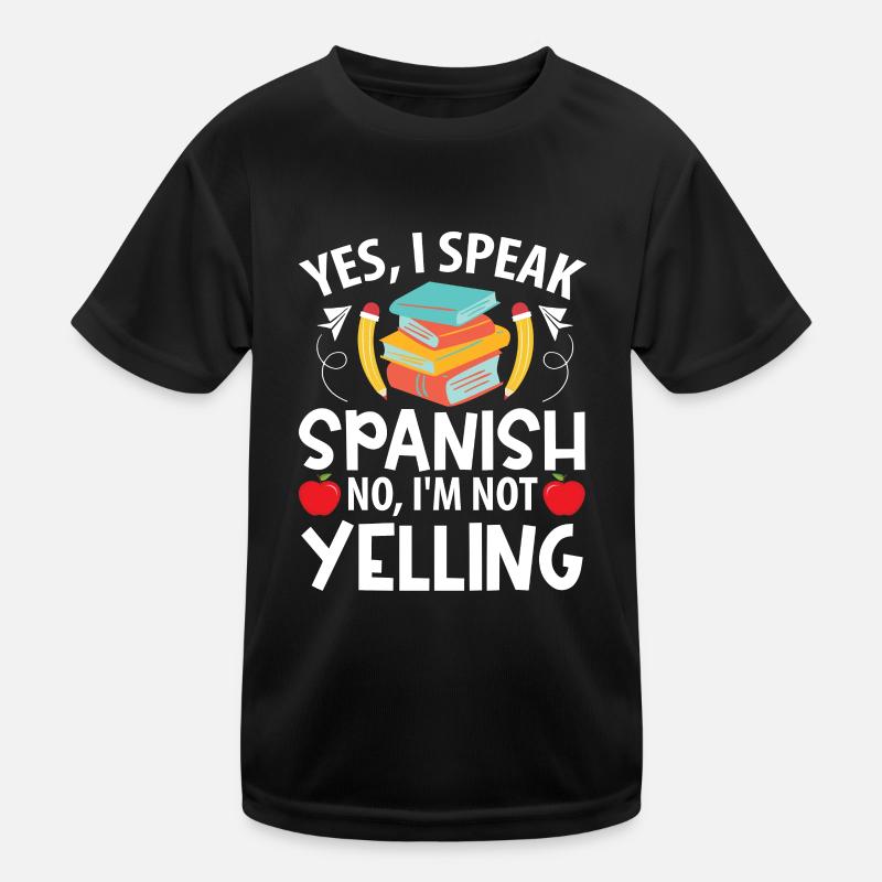 Spanischlehrerin Maestra Bilinguale Lehrerin Kinder Funktions-T-Shirt