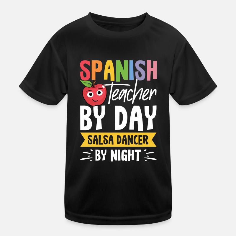Spanischlehrerin Maestra Bilinguale Lehrerin Kinder Funktions-T-Shirt