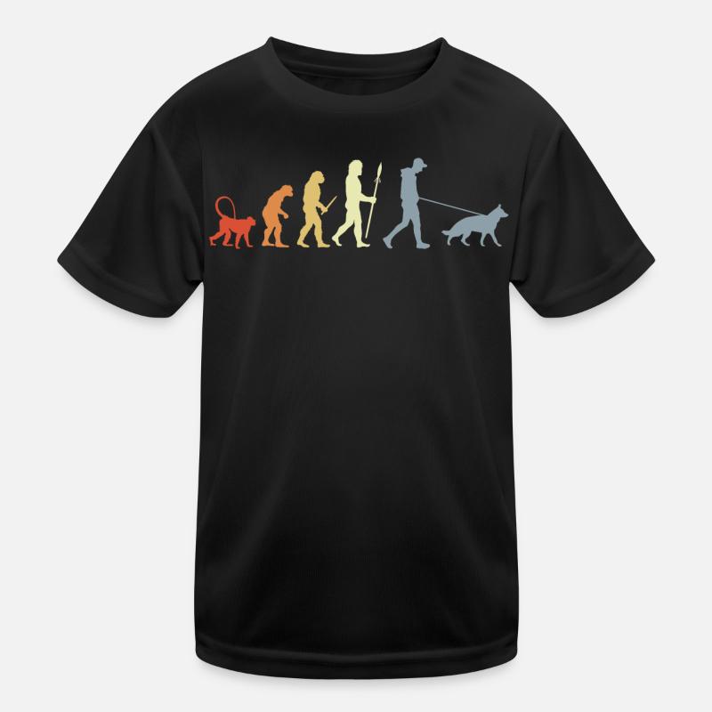 German Shepherd Owner Evolution Kinder Funktions-T-Shirt