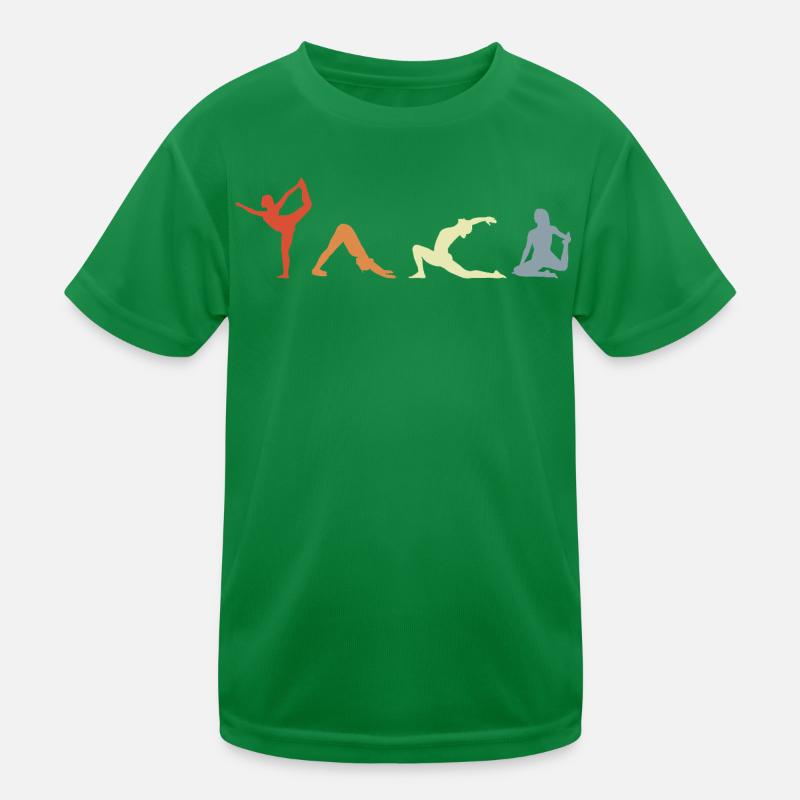Yogini Postures Kids Functional T-Shirt