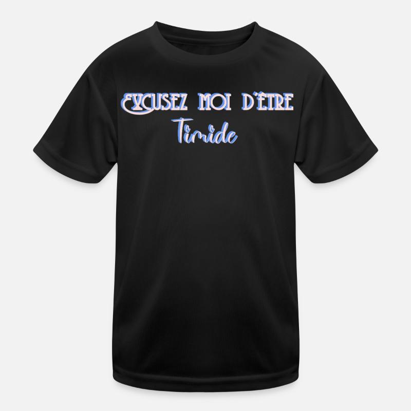 Für die Schüchternen Kinder Funktions-T-Shirt