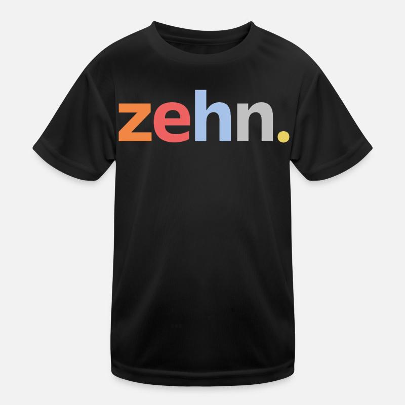 10. Geburtstag Junge Zehn 10 Jahre Jubiläum  Kinder Funktions-T-Shirt