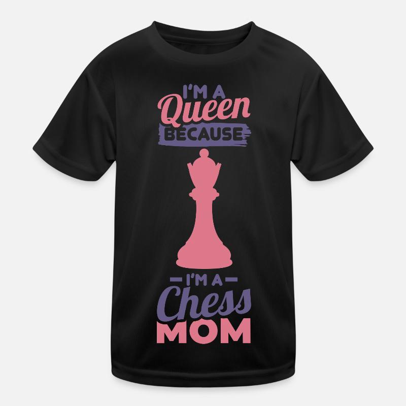 Schach Mutter Kinder Funktions-T-Shirt