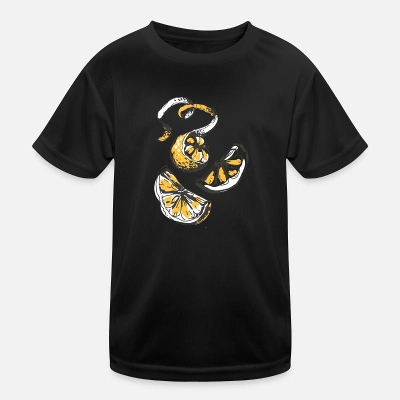 Lemon Kinder Funktions-T-Shirt