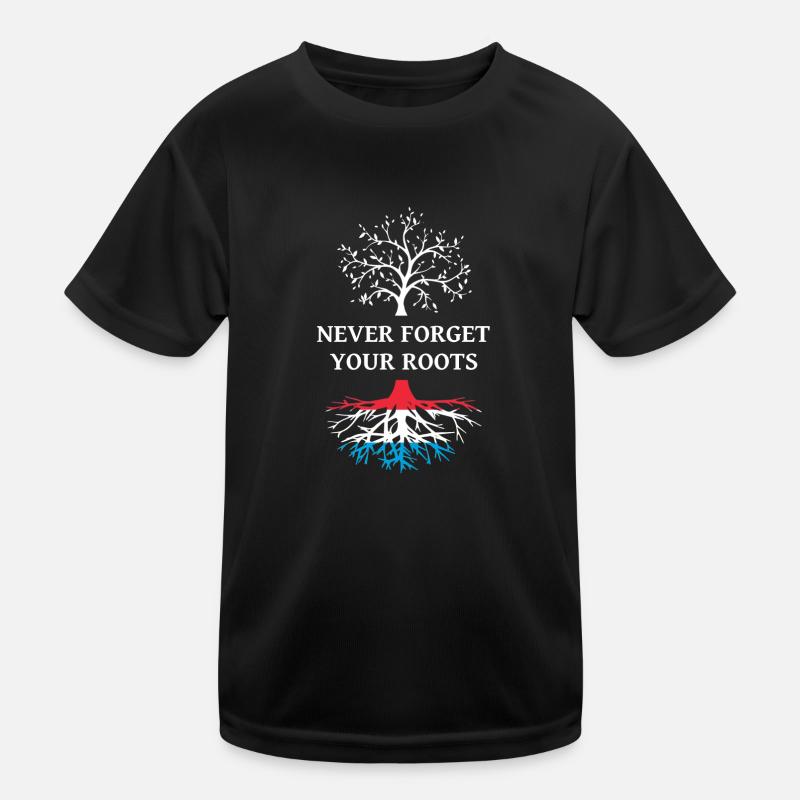 Luxembourg Roots Kids Functional T-Shirt