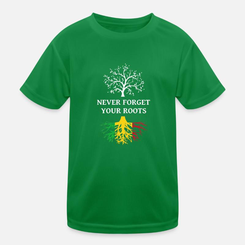 Mali Never Forget Your Roots Kids Functional T-Shirt