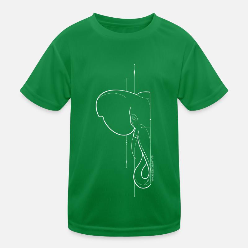 Elephant Tattoo Design Kids Functional T-Shirt