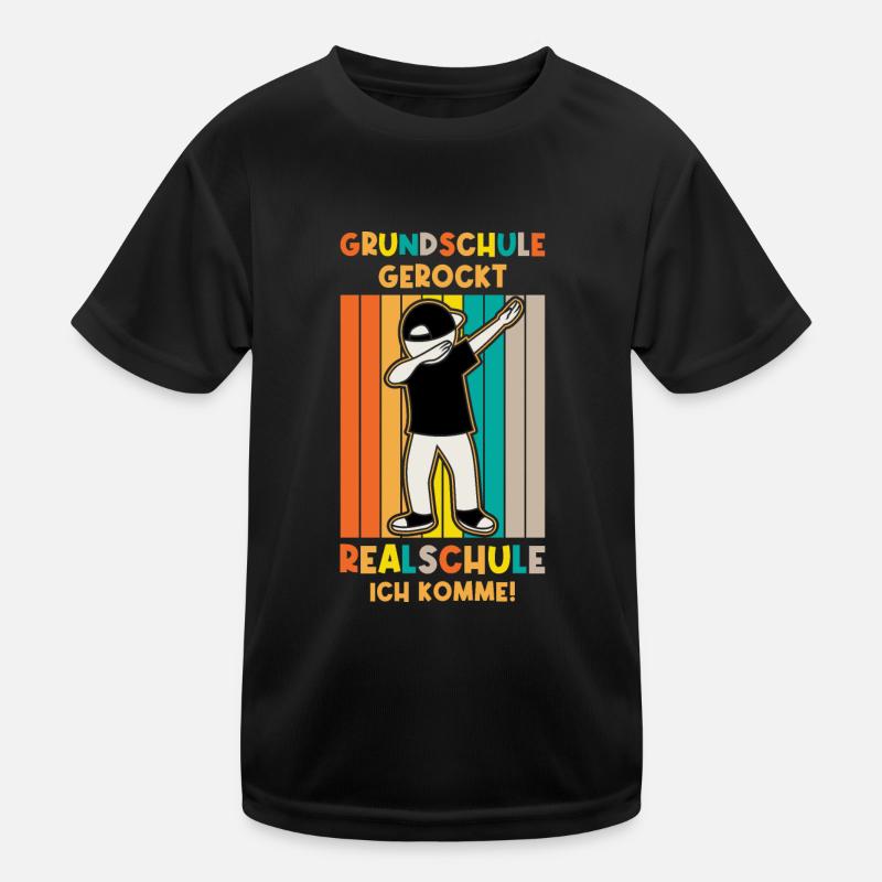 Grundschulabschluss Realschule Einschulung 5Klasse Kinder Funktions-T-Shirt