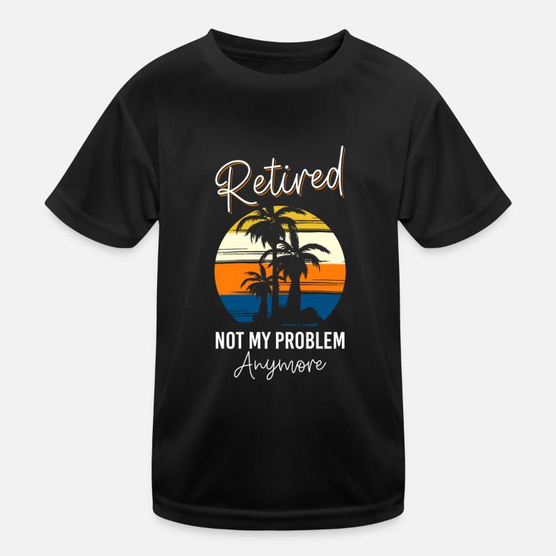 Humor Funny The Solution Motto Kids Functional T-Shirt