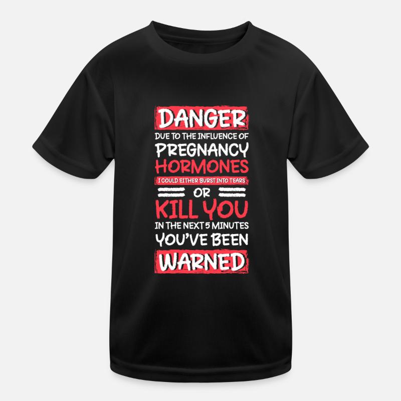 Schwanger Baby Werdende Mutter Nachwuchs Kinder Funktions-T-Shirt