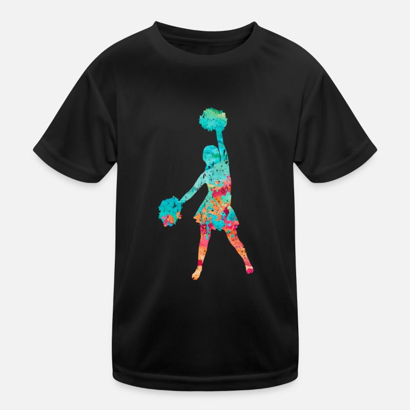 Cheerleaders in PopArt Kids Functional T-Shirt