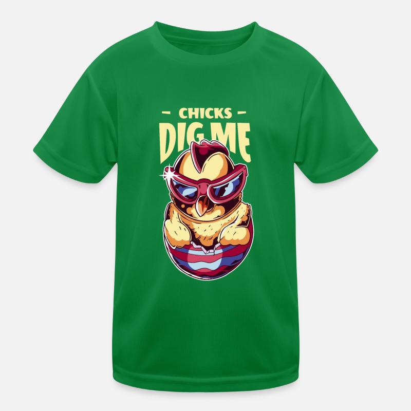 Chicks Dig Me Funny Easter Chicken T-shirt sport Enfant