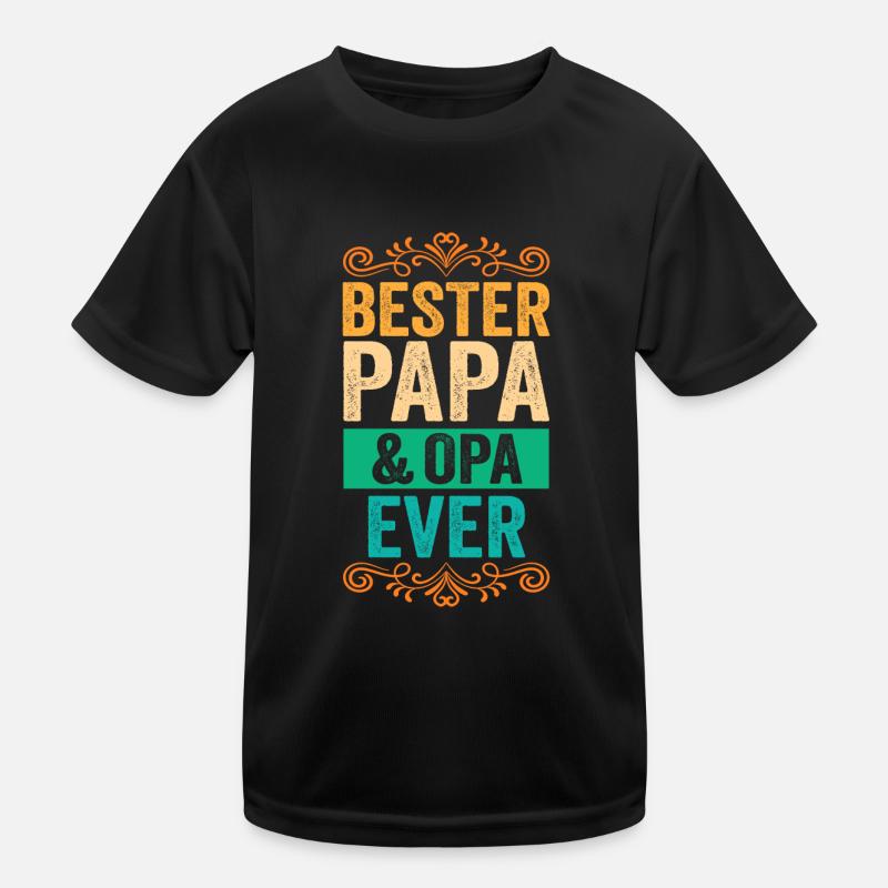 Vater Großvater Papa Opa Kinder Funktions-T-Shirt