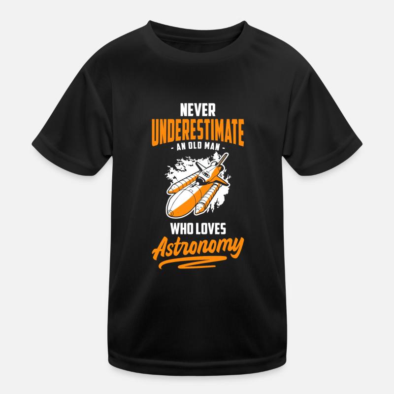 Stars Planet Voyage dans l’espace T-shirt sport Enfant