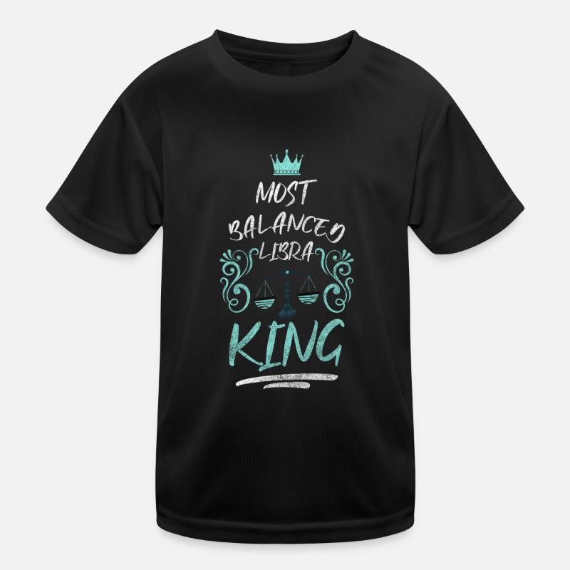 Libra constellation October Superstition Kids Functional T-Shirt