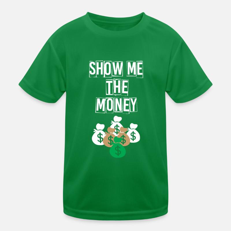 Conception d’argent d’exposition pour les professionnels à revenu élevé T-shirt sport Enfant