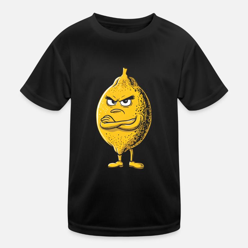 Zitrone Kinder Funktions-T-Shirt