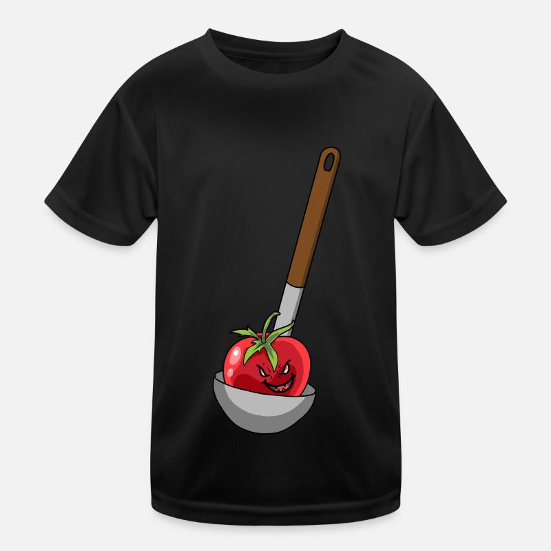 Louche à soupe tomate cook T-shirt sport Enfant