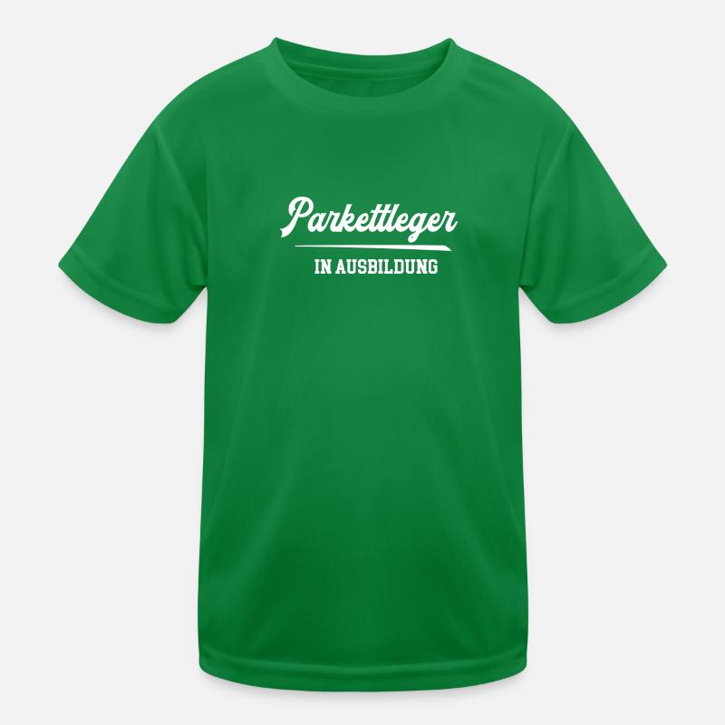Parkettleger Ausbildung Parkettlegerazubi Lehre Kinder Funktions-T-Shirt