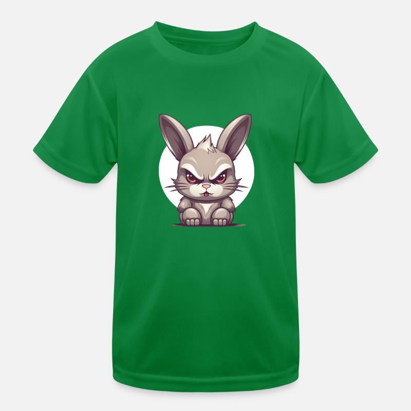 Grumpy Osterhase Kinder Funktions-T-Shirt