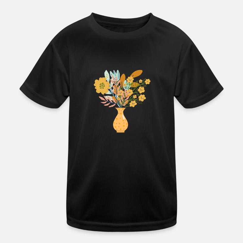 Vase à fleurs astucieux T-shirt sport Enfant