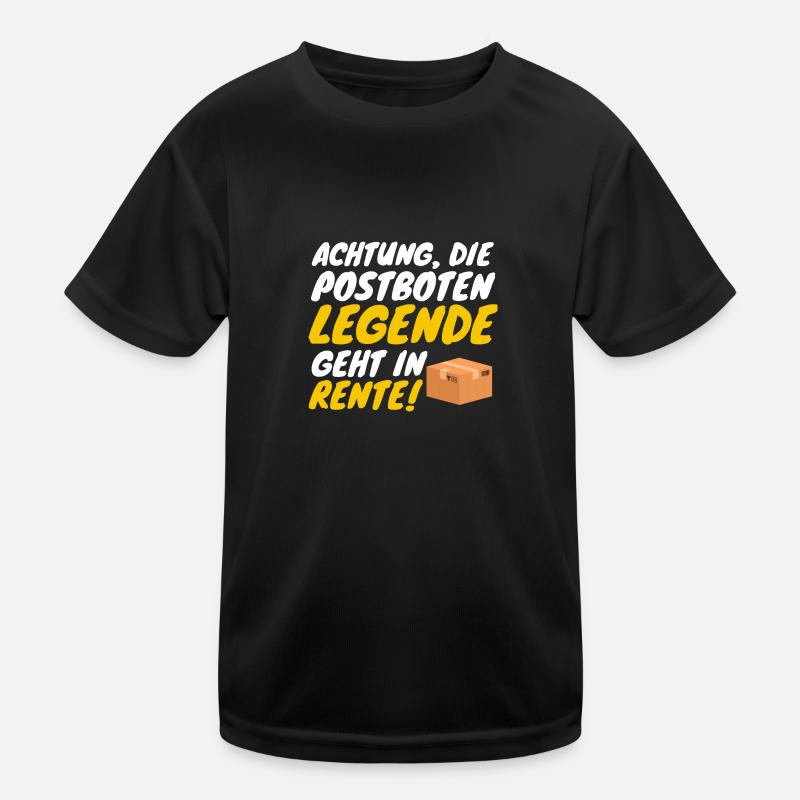 Postboten legende geht in Rente Geschenk Kinder Funktions-T-Shirt