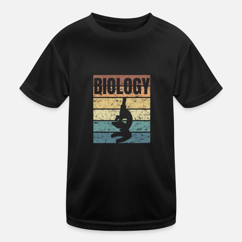 Biology Biologist Biologist Microscope Kids Functional T-Shirt