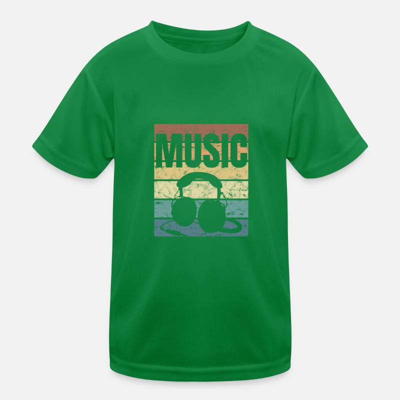 Music Retro Crunge Clf Musician Love Kids Functional T-Shirt