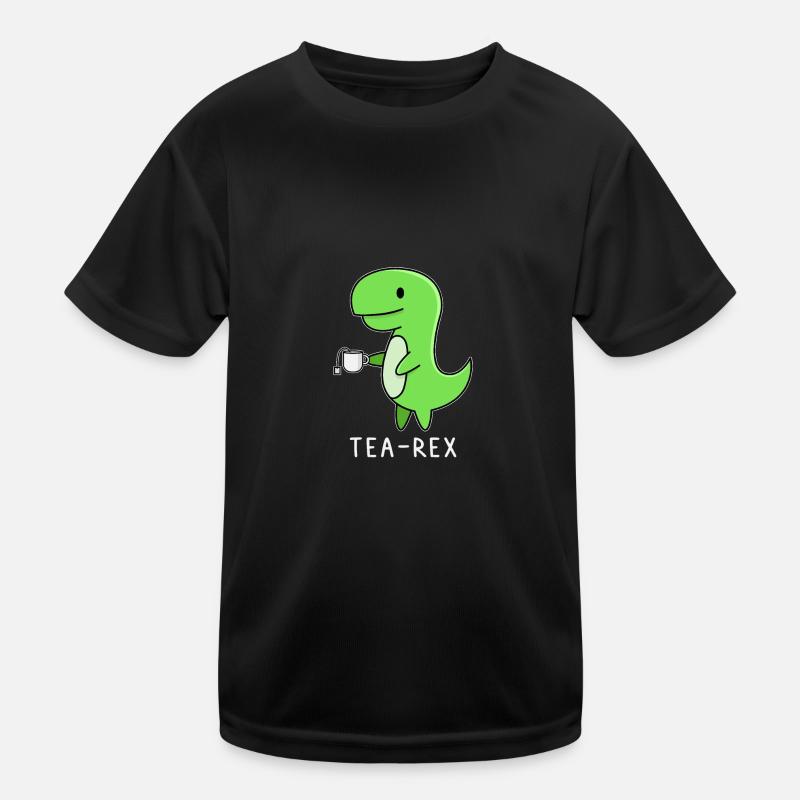 Funny Tea Rex Dinosaur Humor Cute Tea Rex Design Kinder Funktions-T-Shirt