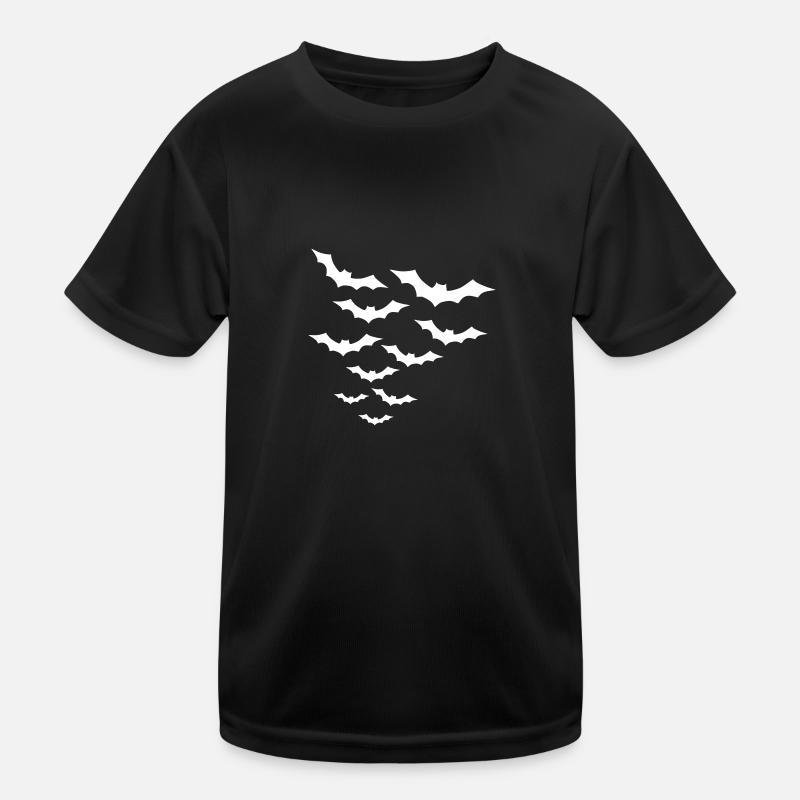 Bats - Kids Functional T-Shirt - black