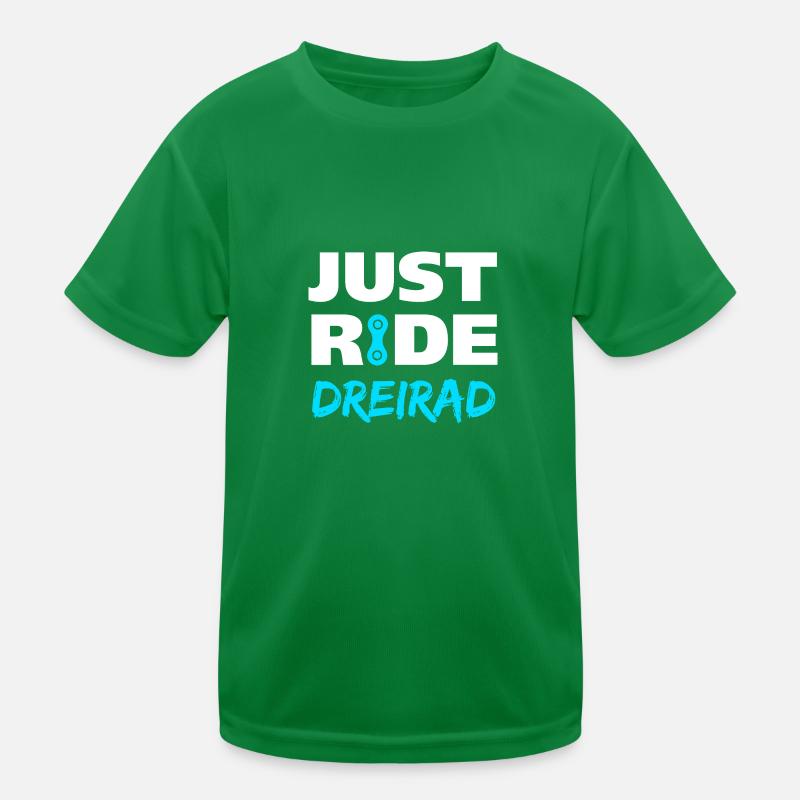 Just ride Dreirad Geschenk Kinder Funktions-T-Shirt
