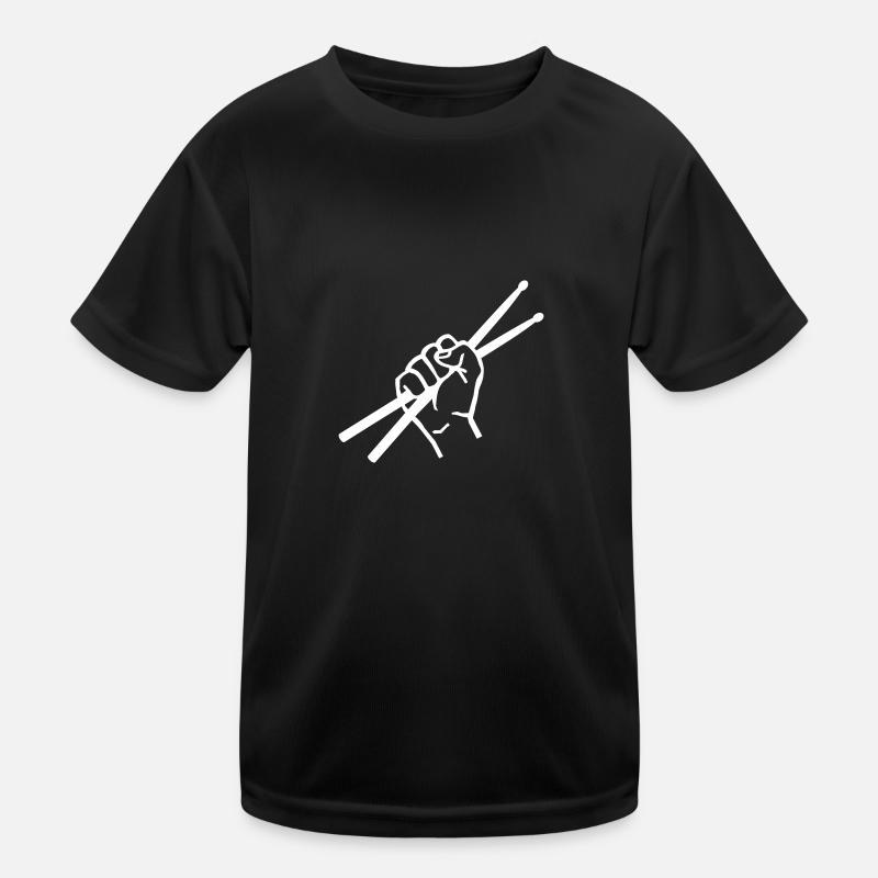 Drums Kids Functional T-Shirt