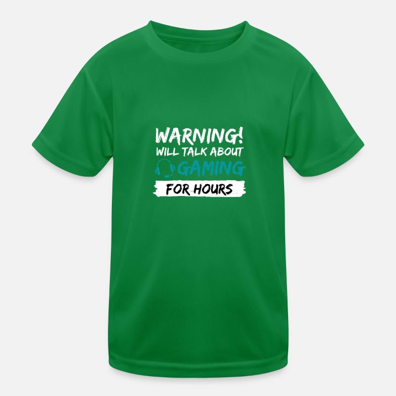 gamer gaming zocken geschenk idee spruch Kinder Funktions-T-Shirt