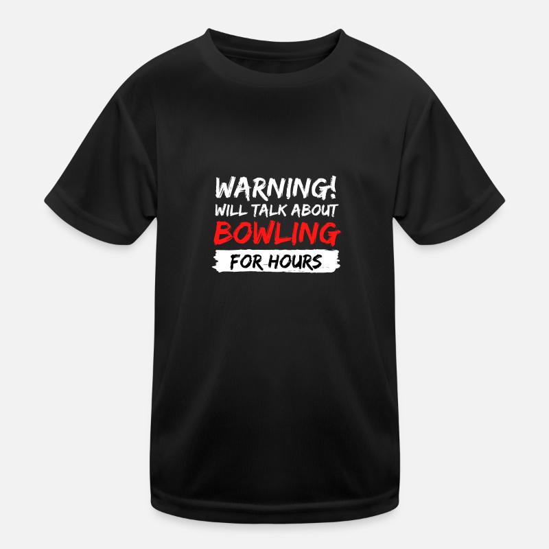 bowling strike pin idée cadeau disant T-shirt sport Enfant