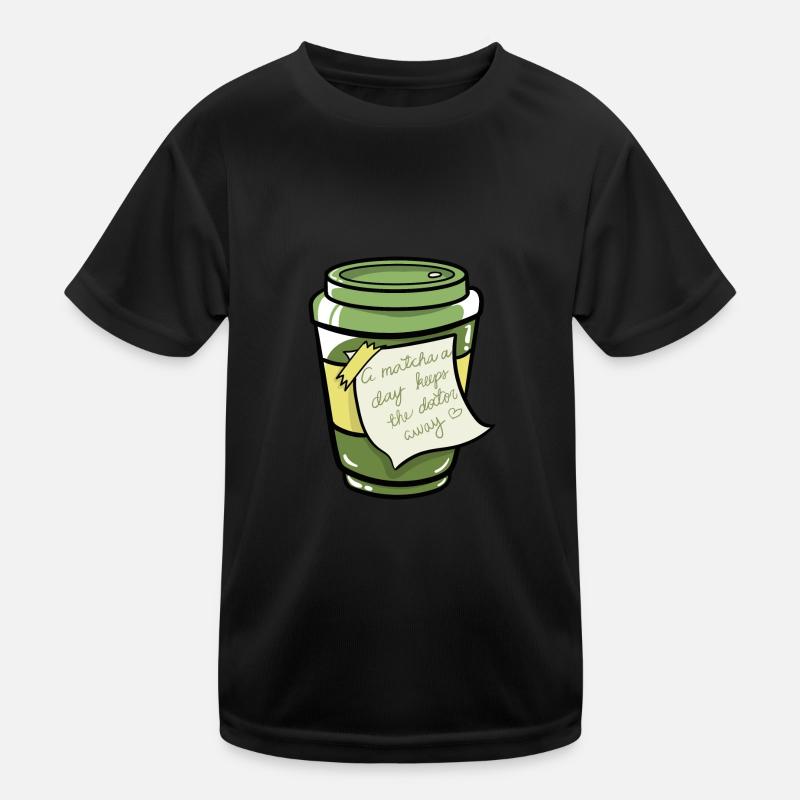 Matcha Tee A matcha a day keeps the doctor away Kinder Funktions-T-Shirt