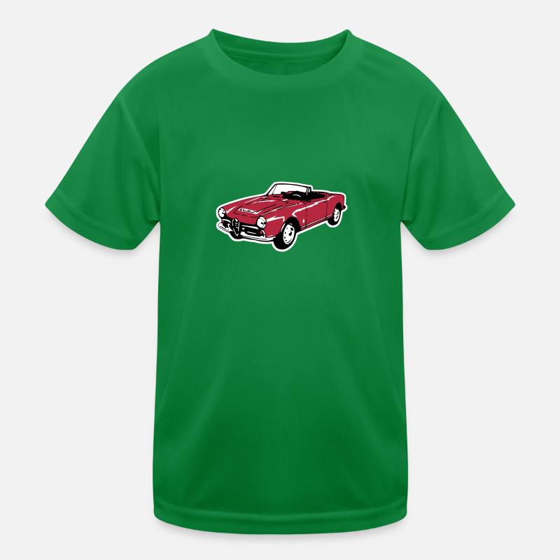 Oldtimer Cabrio (3 Col.) Kinder Funktions-T-Shirt