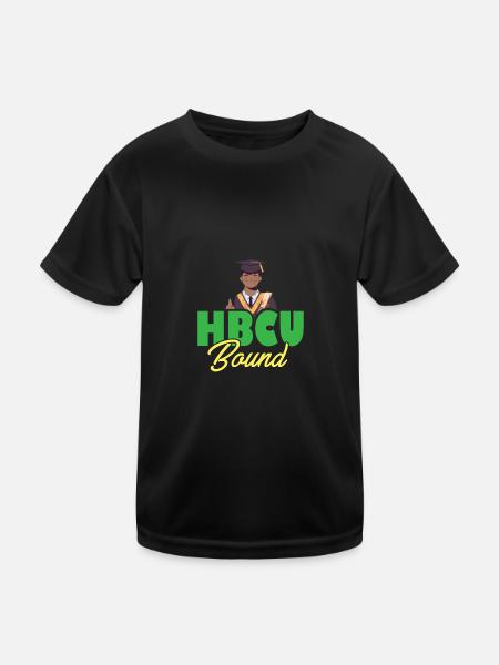 HBCU Bound Student Historically Black College - Kids Functional T-Shirt - black - Front