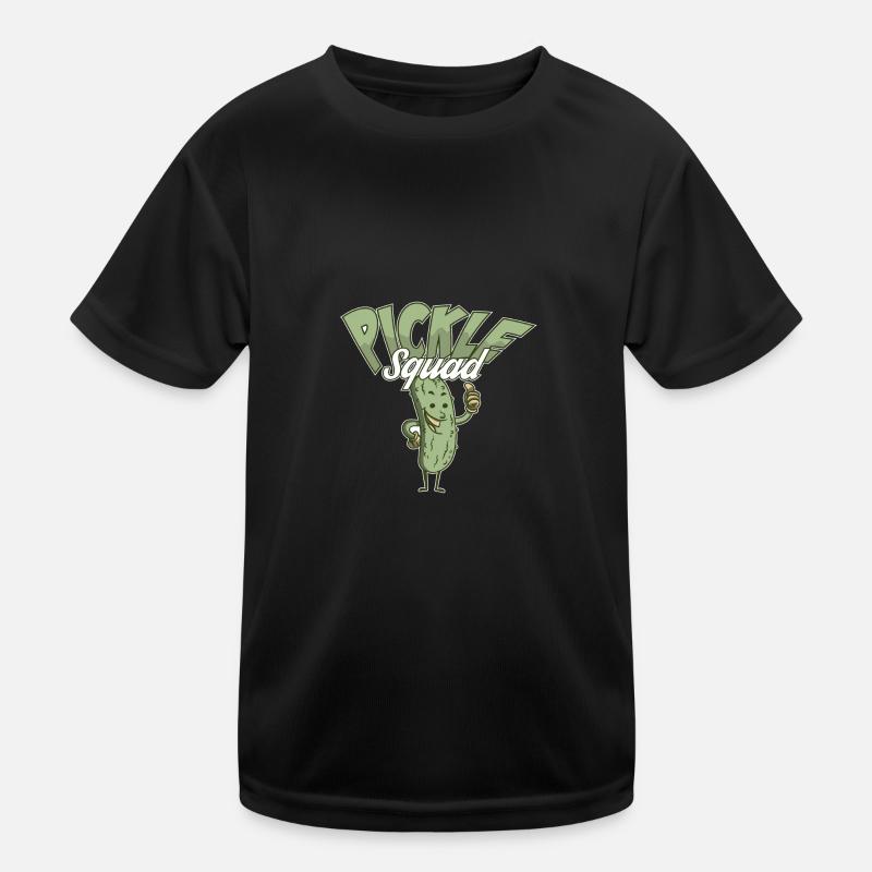 Emotional Support Pickle Supportive Friend Kids Functional T-Shirt