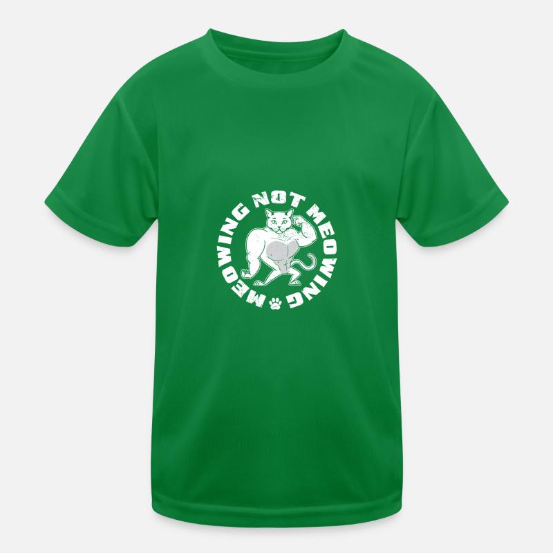 Miauler Pas Miauler Drôle Chat Meme Mâchoire T-shirt sport Enfant